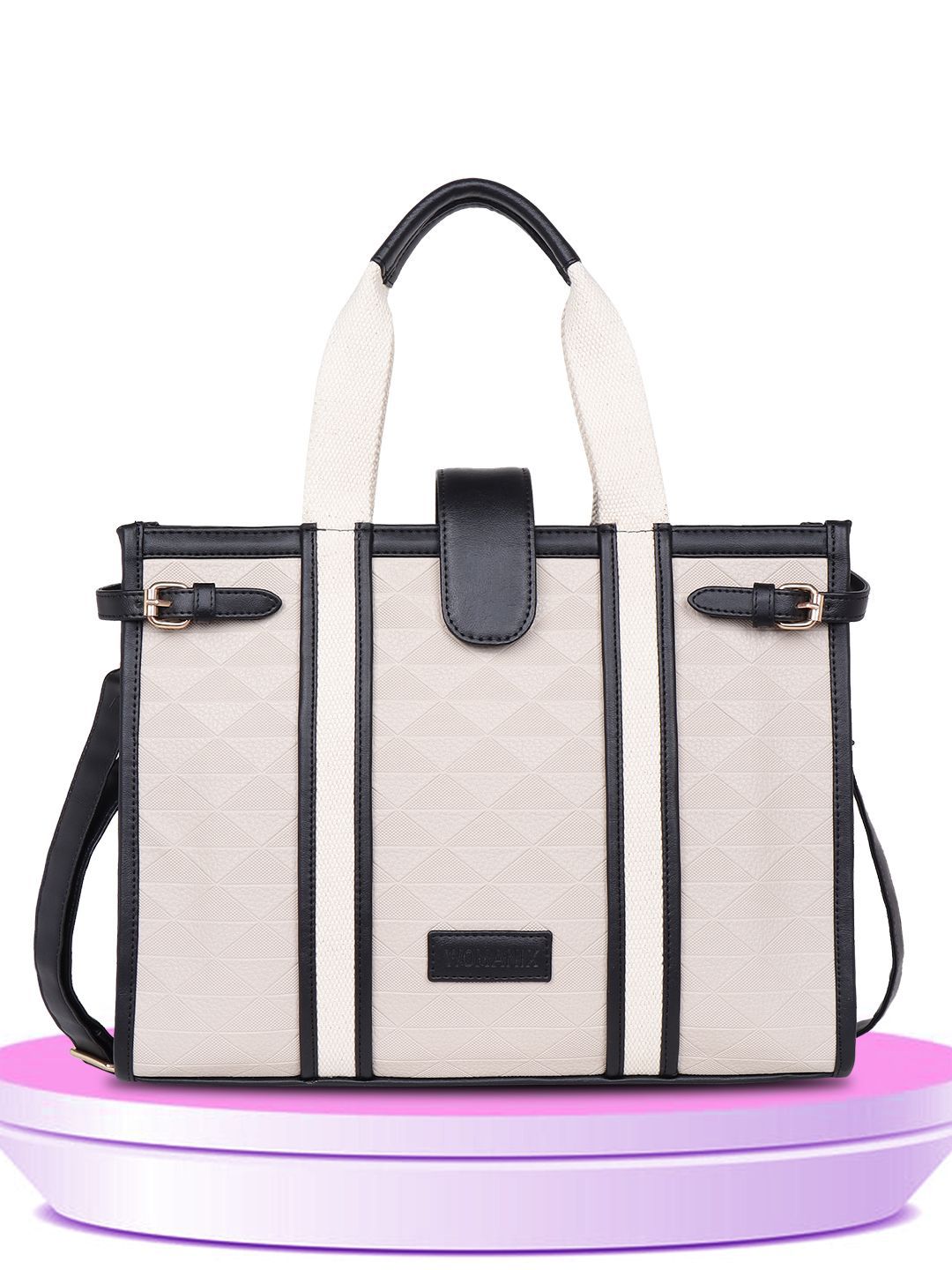 Womanix Women Solid Shopper Tote Bag-picture-15