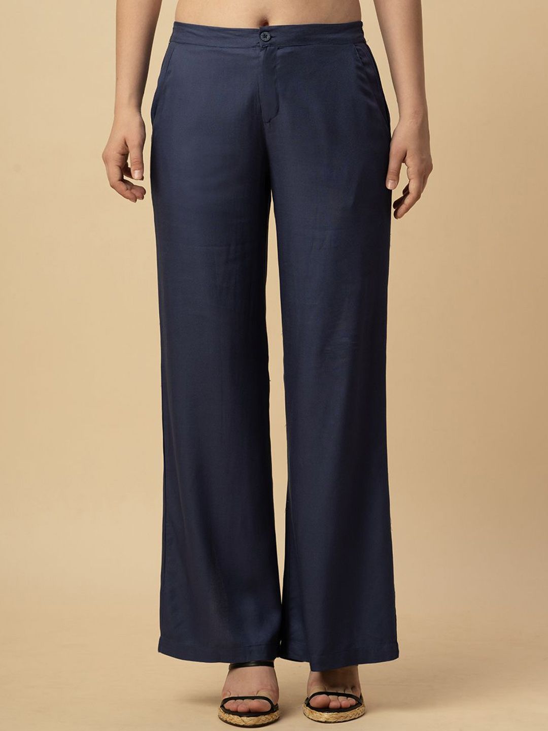 Chemistry Women Straight Fit Mid-Rise Trousers-image-41