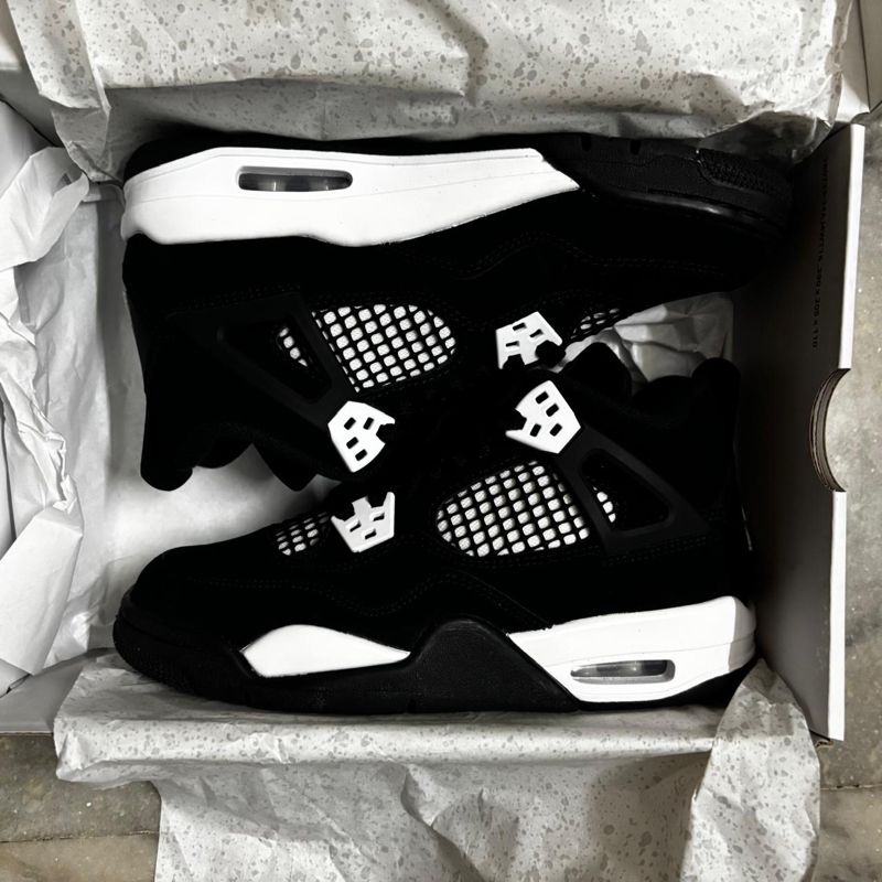 Buy Nike Air Jordan 4 Retro 'White Thunder' Older Kid's Boys