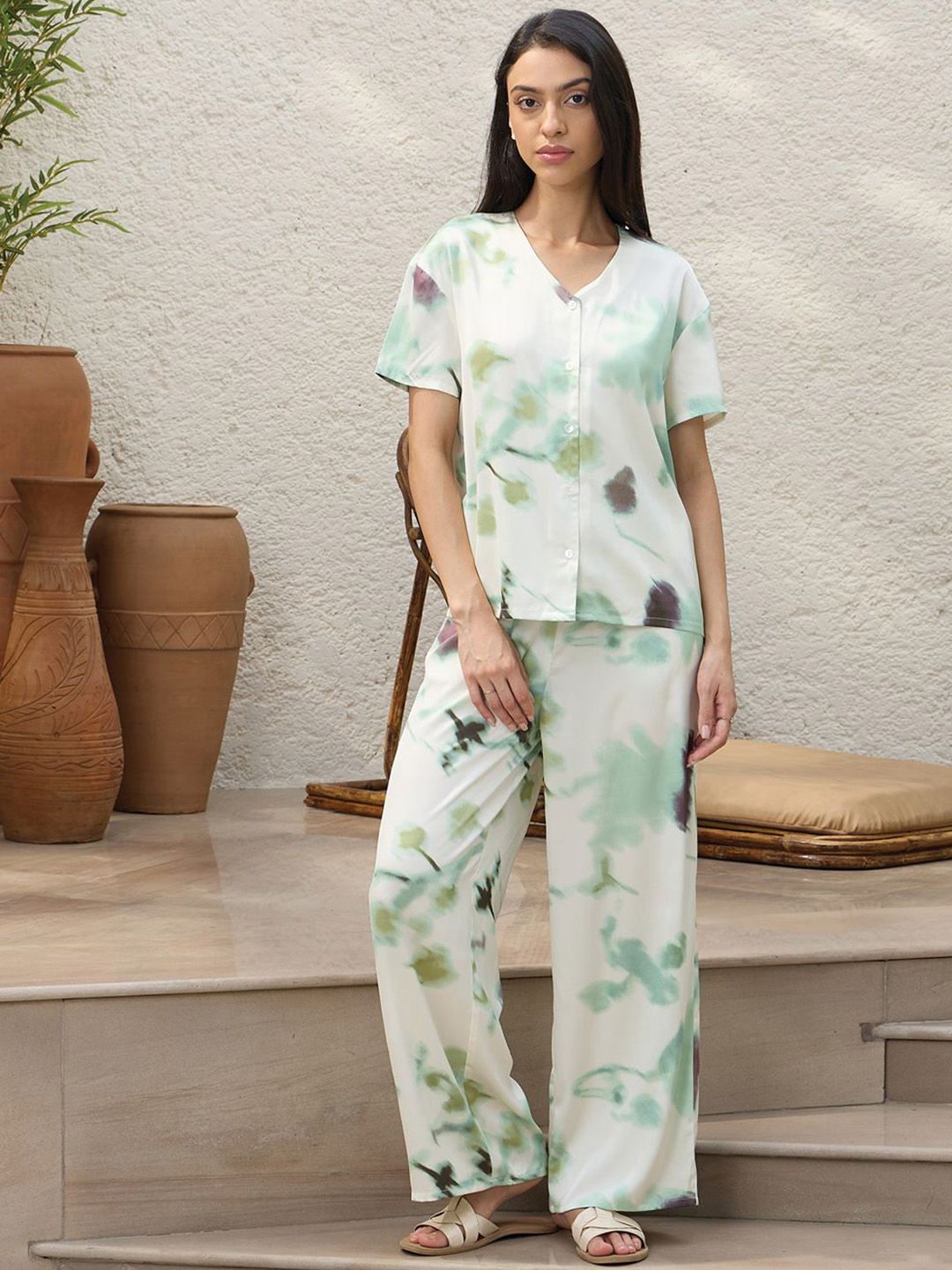 Sweet Dreams Women Printed Night suit-picture-40
