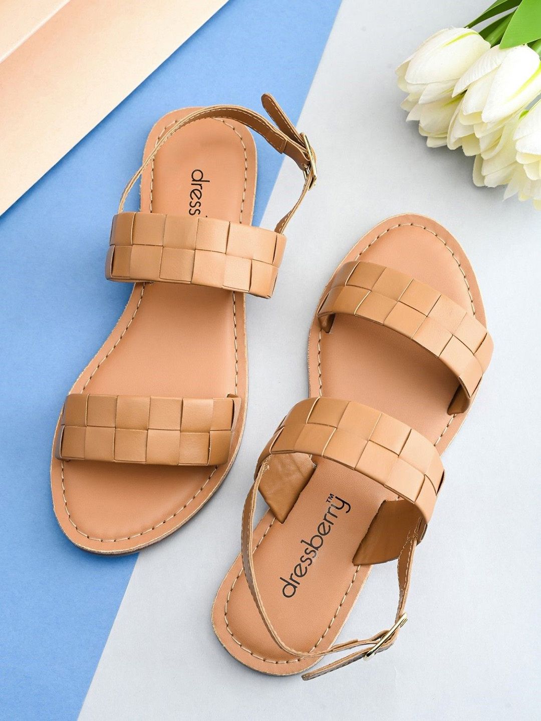 DressBerry Women Textured One Toe Flats-picture-26