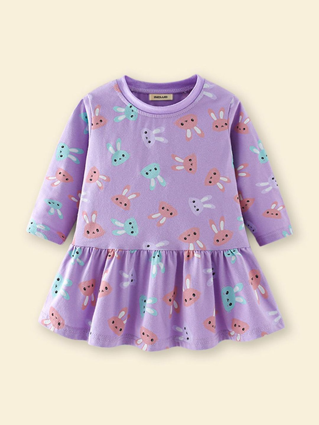 INCLUD Animal Print Drop-Waist Dress-picture-37