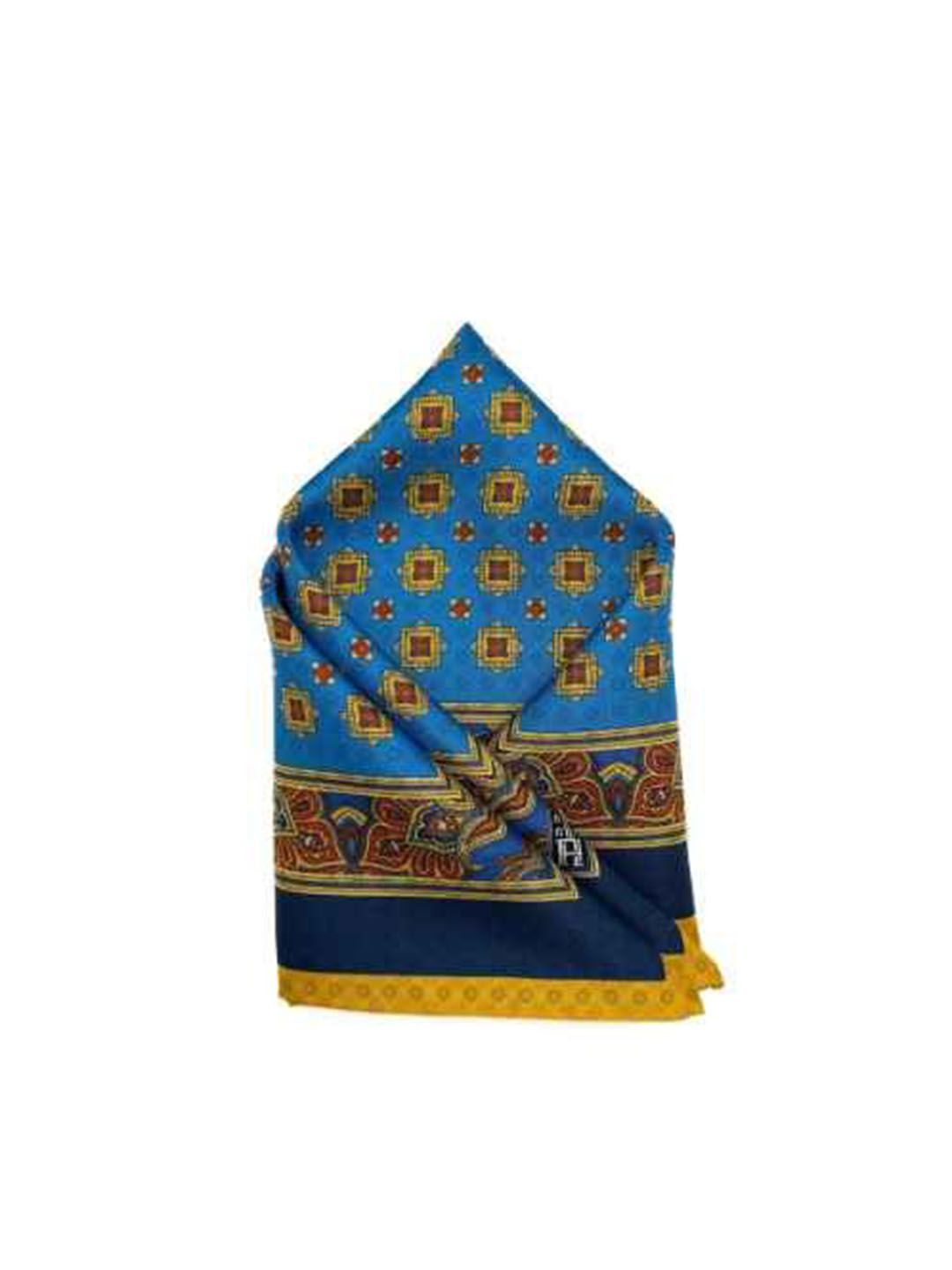 The Tie Hub Printed Silk Reversible Pocket Square-picture-46