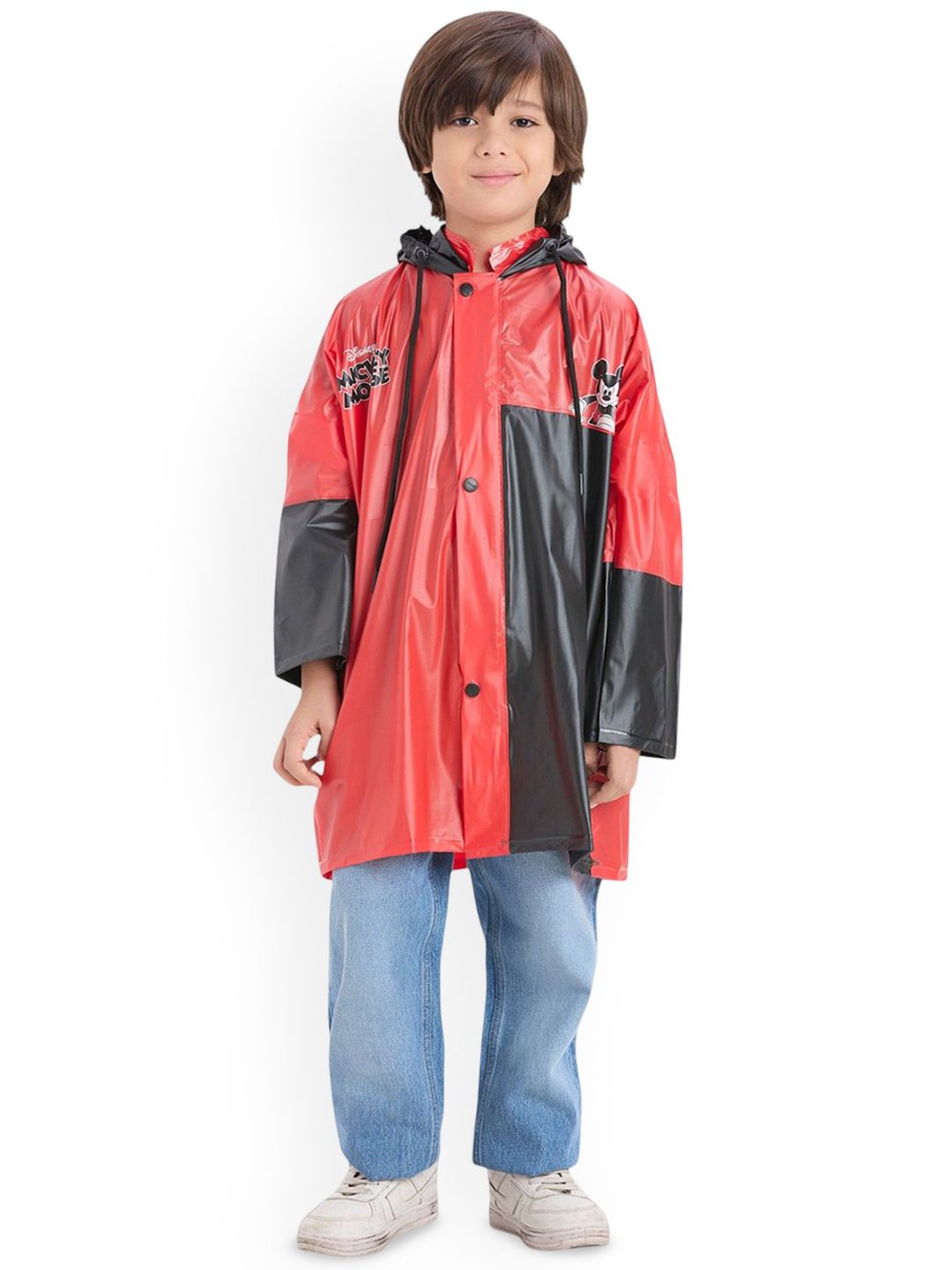 Citizen Kids Mickey Printed Hooded Rain Jacket-picture-27