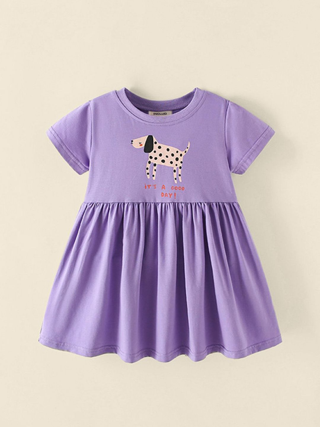 INCLUD Print Fit & Flare Dress-picture-16