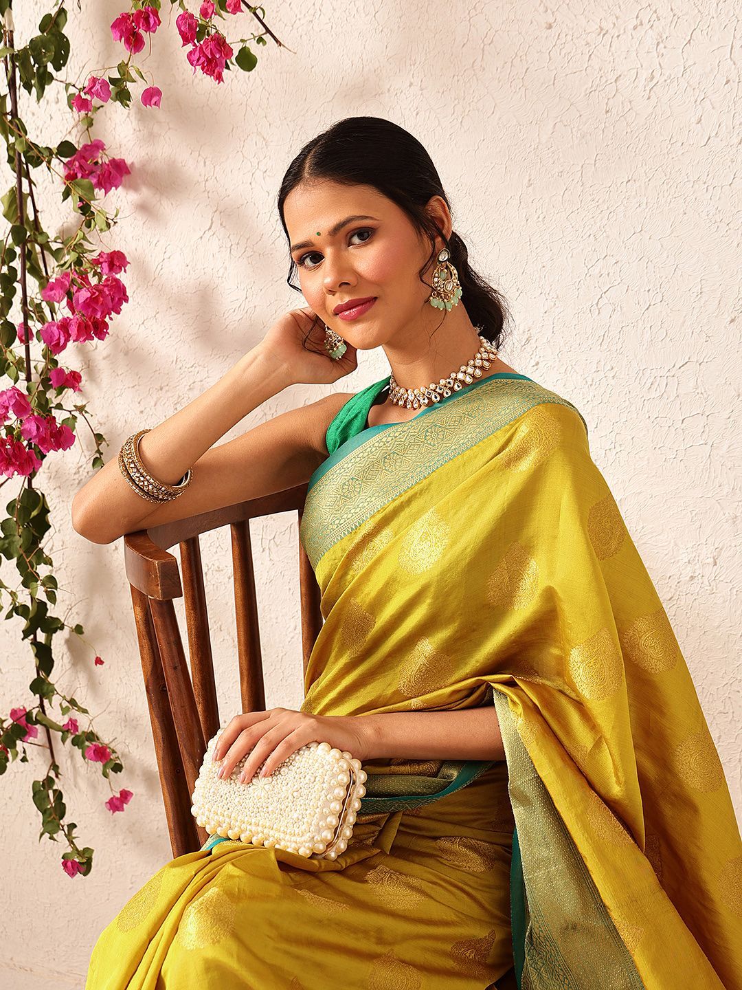 Silk Land Soft Silk Zari Woven Big Border With Rich Pallu Saree-image-23