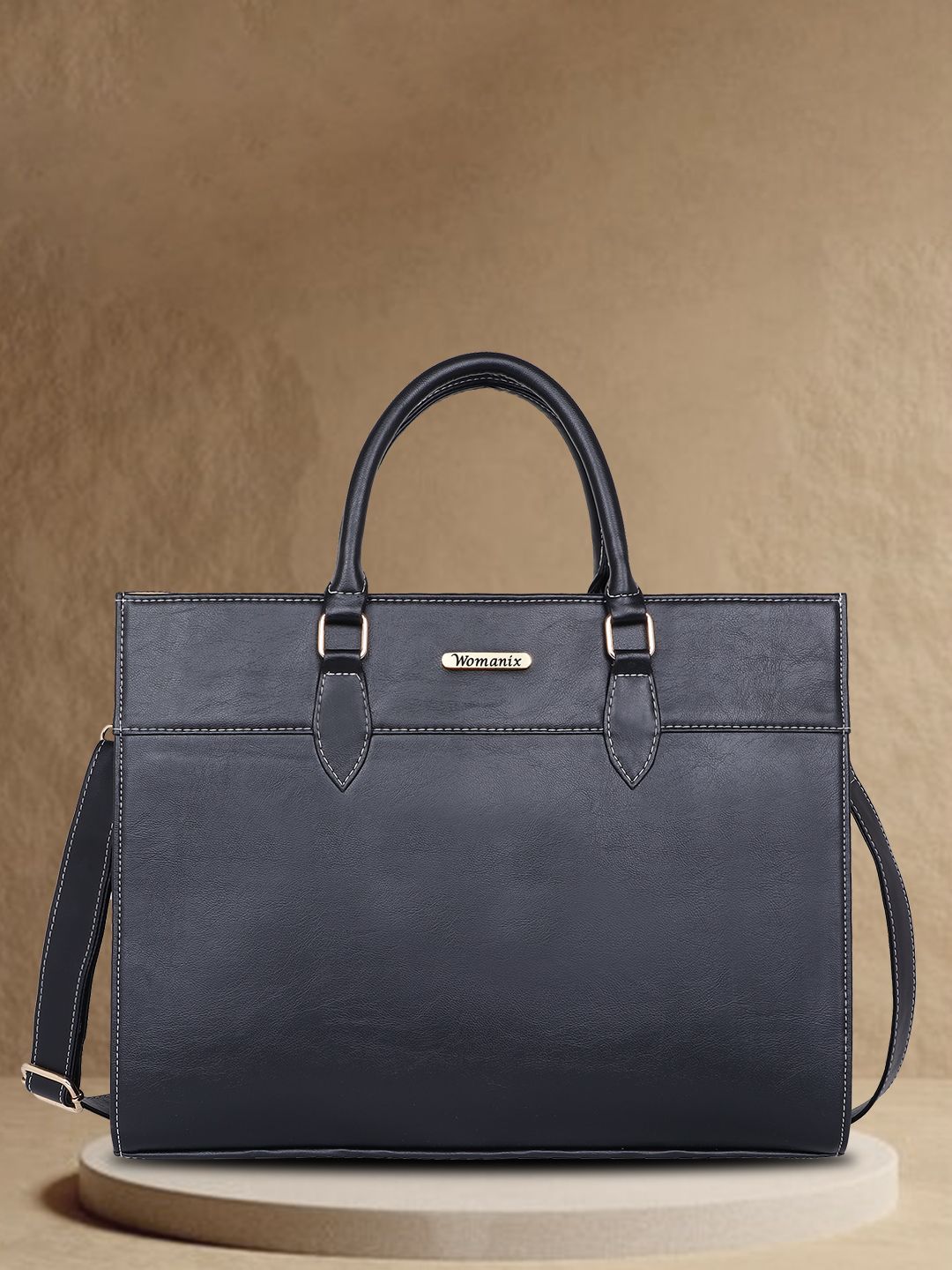 Womanix Women Solid Shopper Tote Bag-picture-32