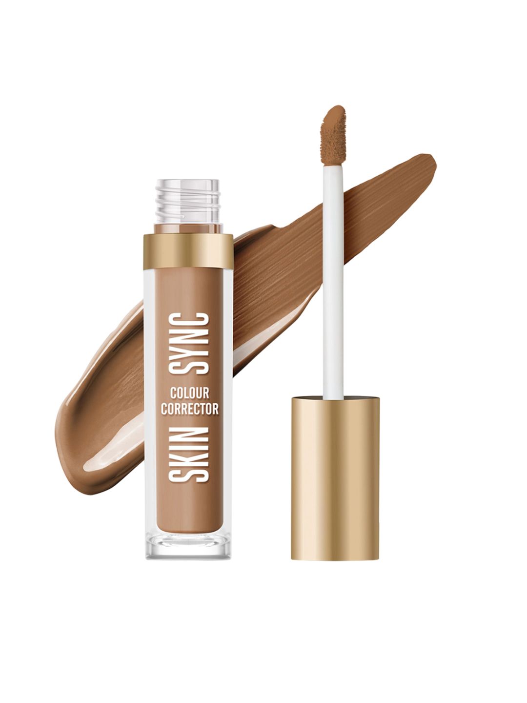 Olivia Skin Sync Liquid Concealer With Jojoba Oil - 7.5 ml - Caramel Delight 01-image-14
