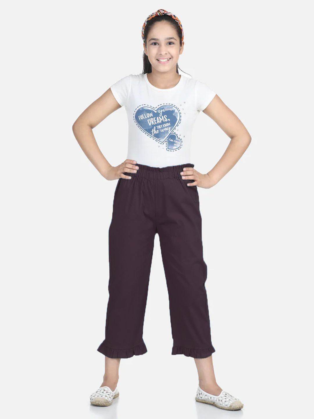 Cutiekins Girls Cotton Mid-Rise Trousers-picture-19