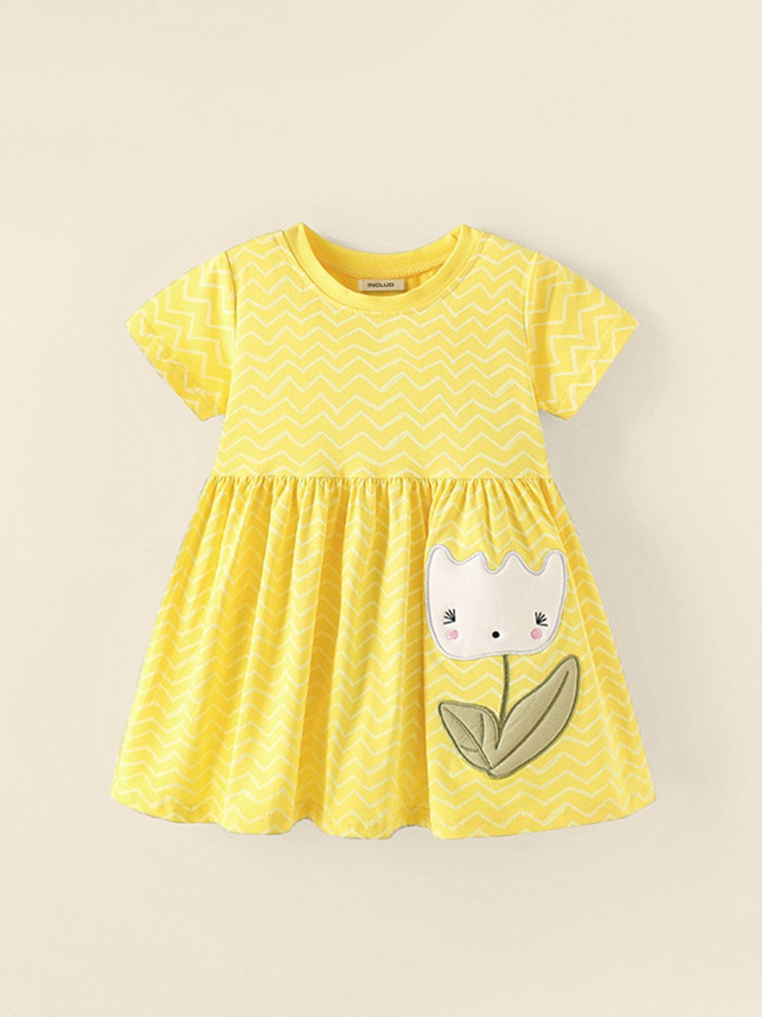 INCLUD Striped Fit & Flare Dress-picture-38