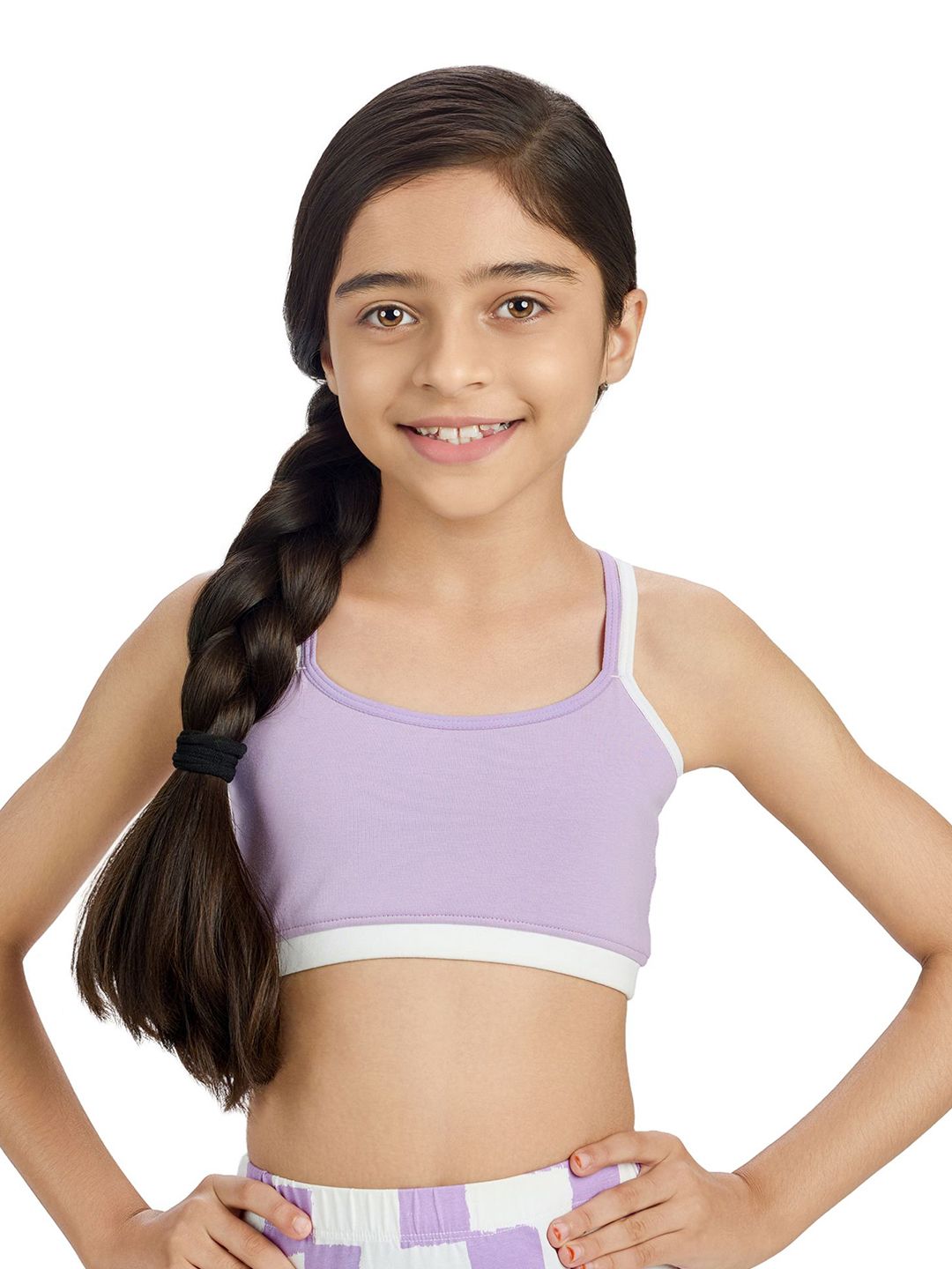 You Got Plan B Kids-Girls Solid Full Coverage Bra-picture-44