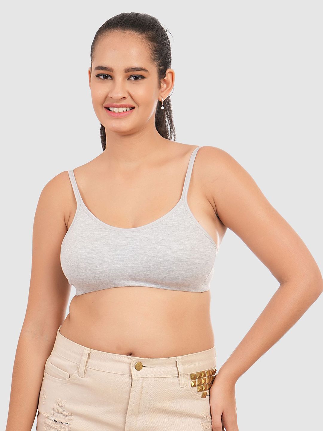 DressBerry Women Pack of 2 Full Coverage Non-Wired and Non Padded Bra