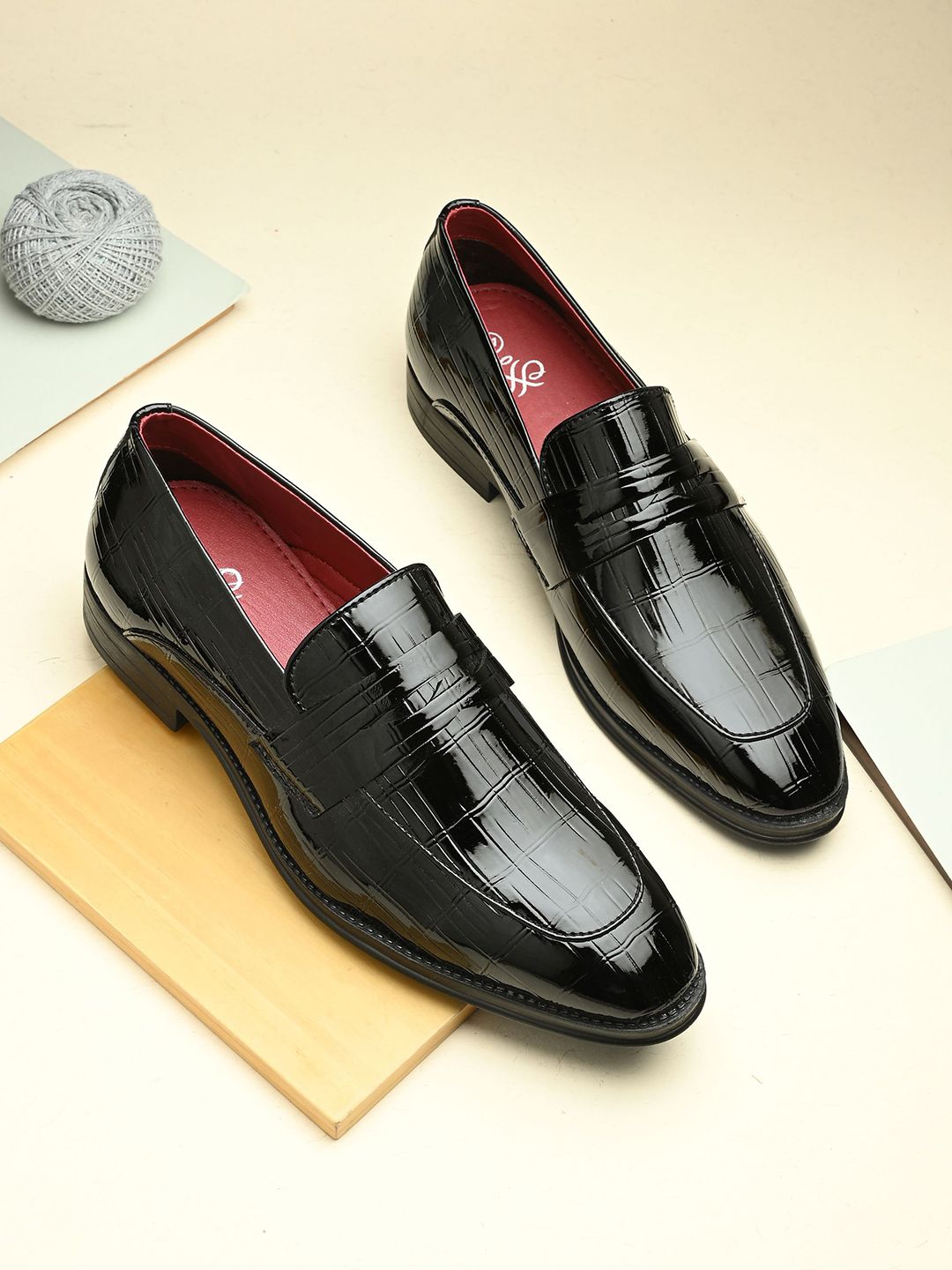 House Of Pataudi Men Formal Slip On Loafers-picture-18