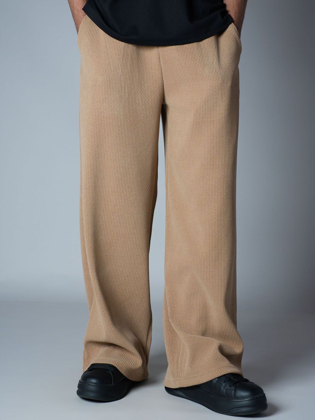 HOP HEAD Men Relaxed-Fit Mid-Rise Trousers-picture-28