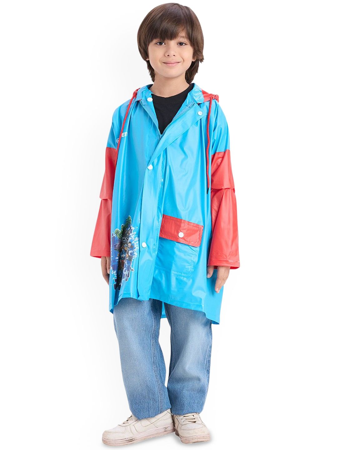 Citizen Kids Avengers Printed Rain Jacket-picture-31