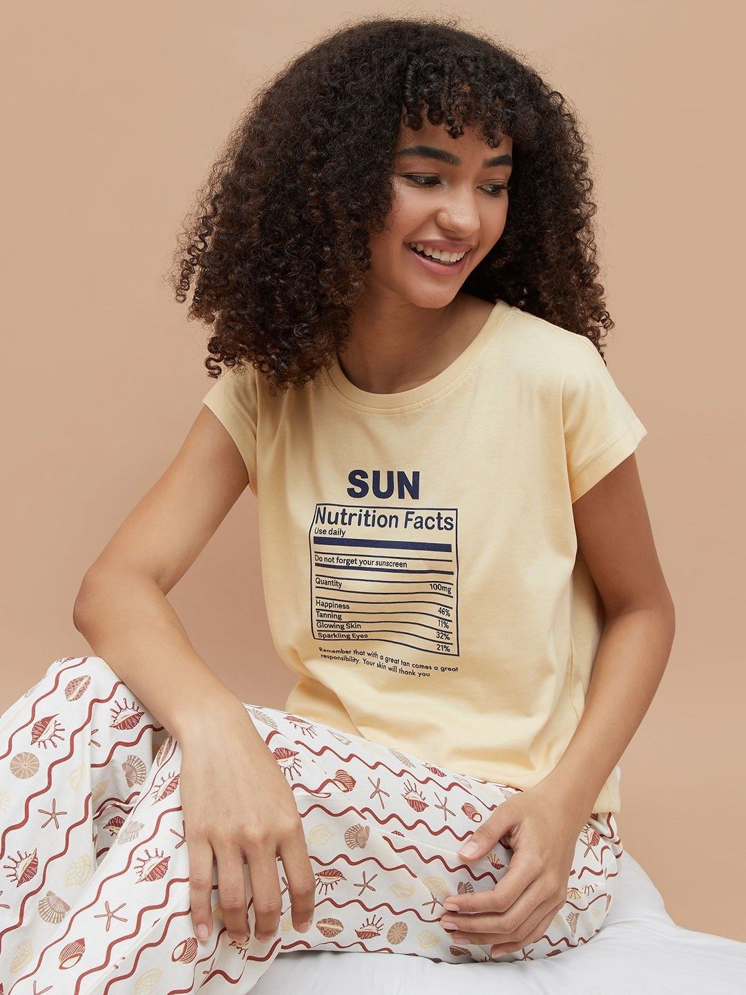 Ginger by Lifestyle Typography Printed Round Neck Cotton T-Shirt-picture-20