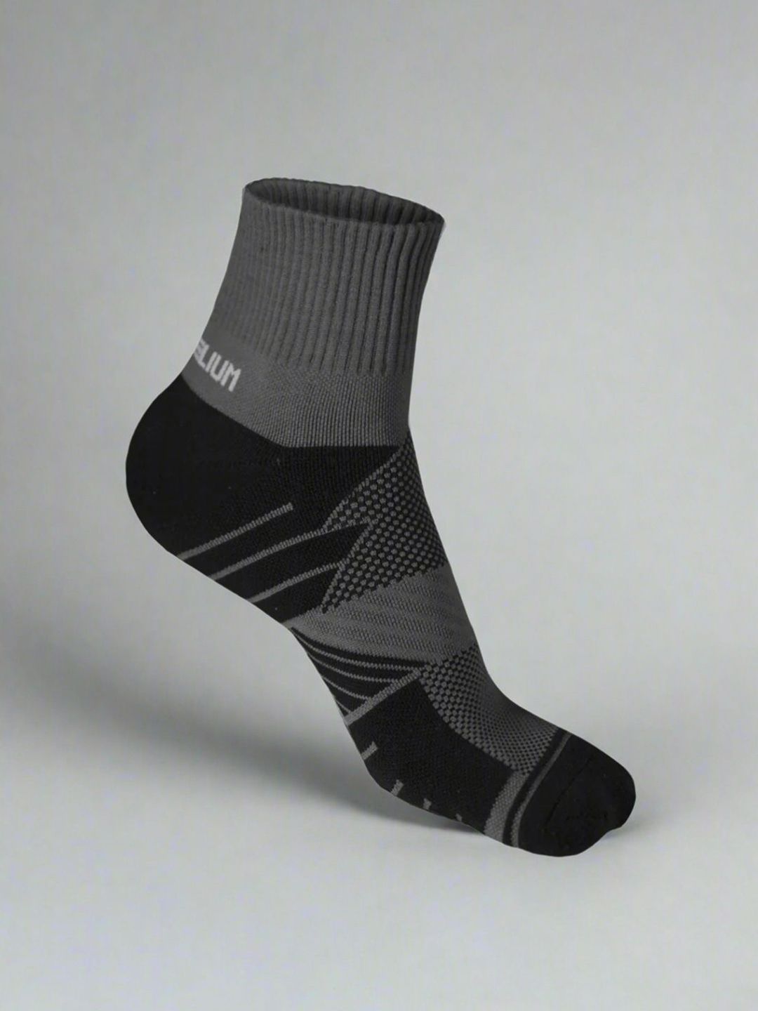 Heelium Unisex Striped Above Ankle Length 3X Tougher & Durable Athletic Socks-picture-22