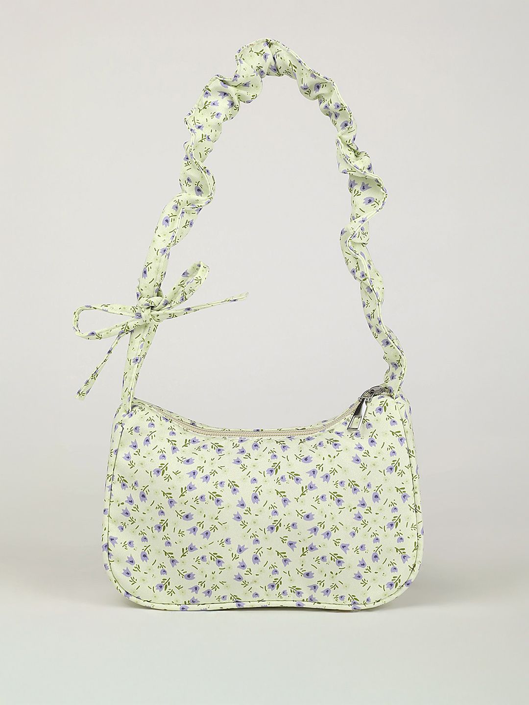 LULU & SKY Floral Printed Structured Hobo Bag-image-24