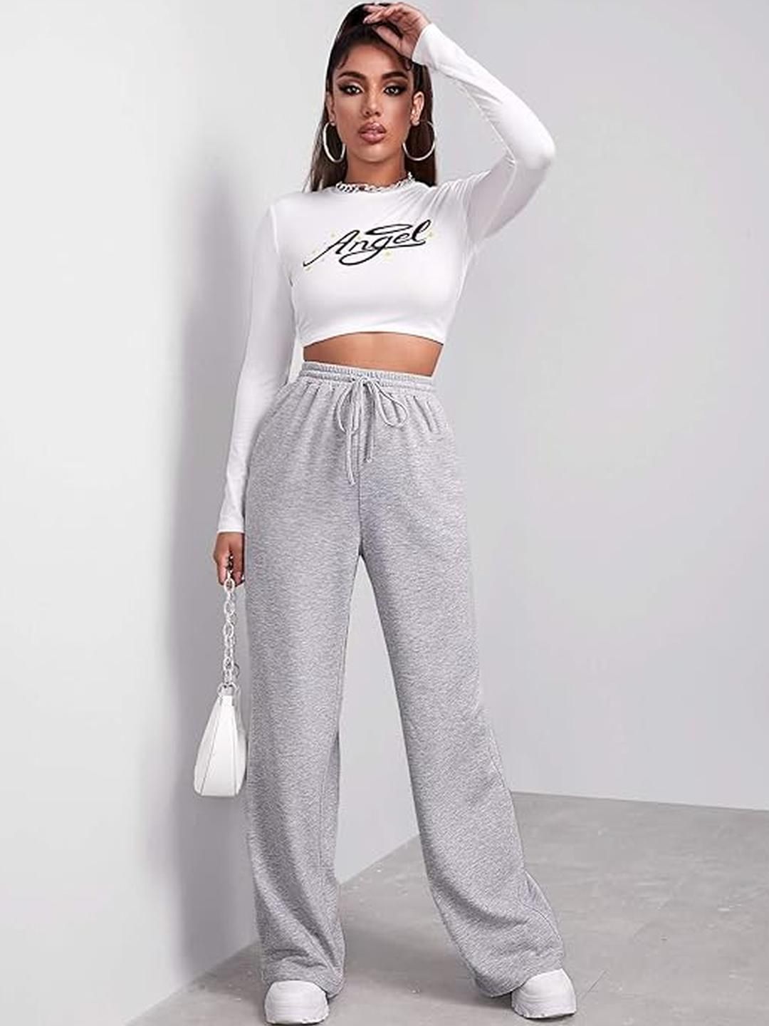 Imsa Moda Women Loose Fit Joggers Trousers-picture-39