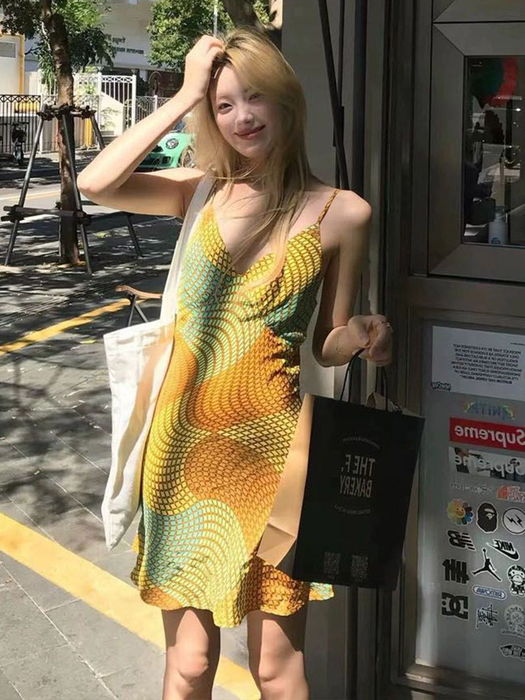 StyleCast Women Abstract Print A-Line Dress-picture-13