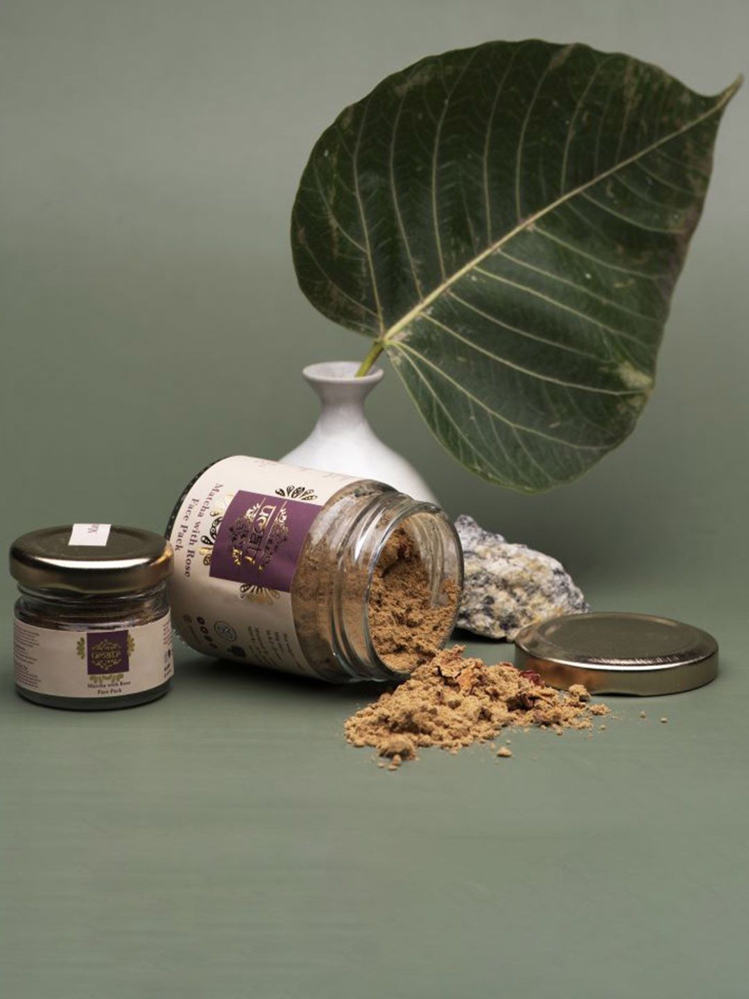 Umatr Matcha With Rose Face Pack - 100 g-picture-19