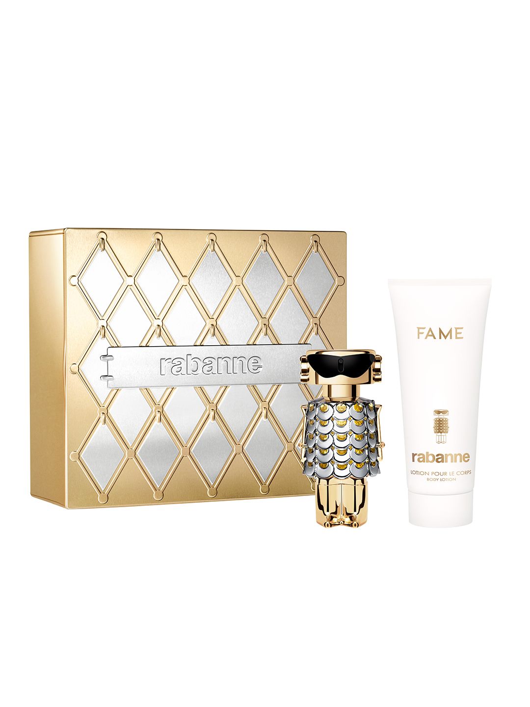 Paco Rabanne Set of 2 Women Fame EDP 50ml with Body Lotion 100ml-image-11