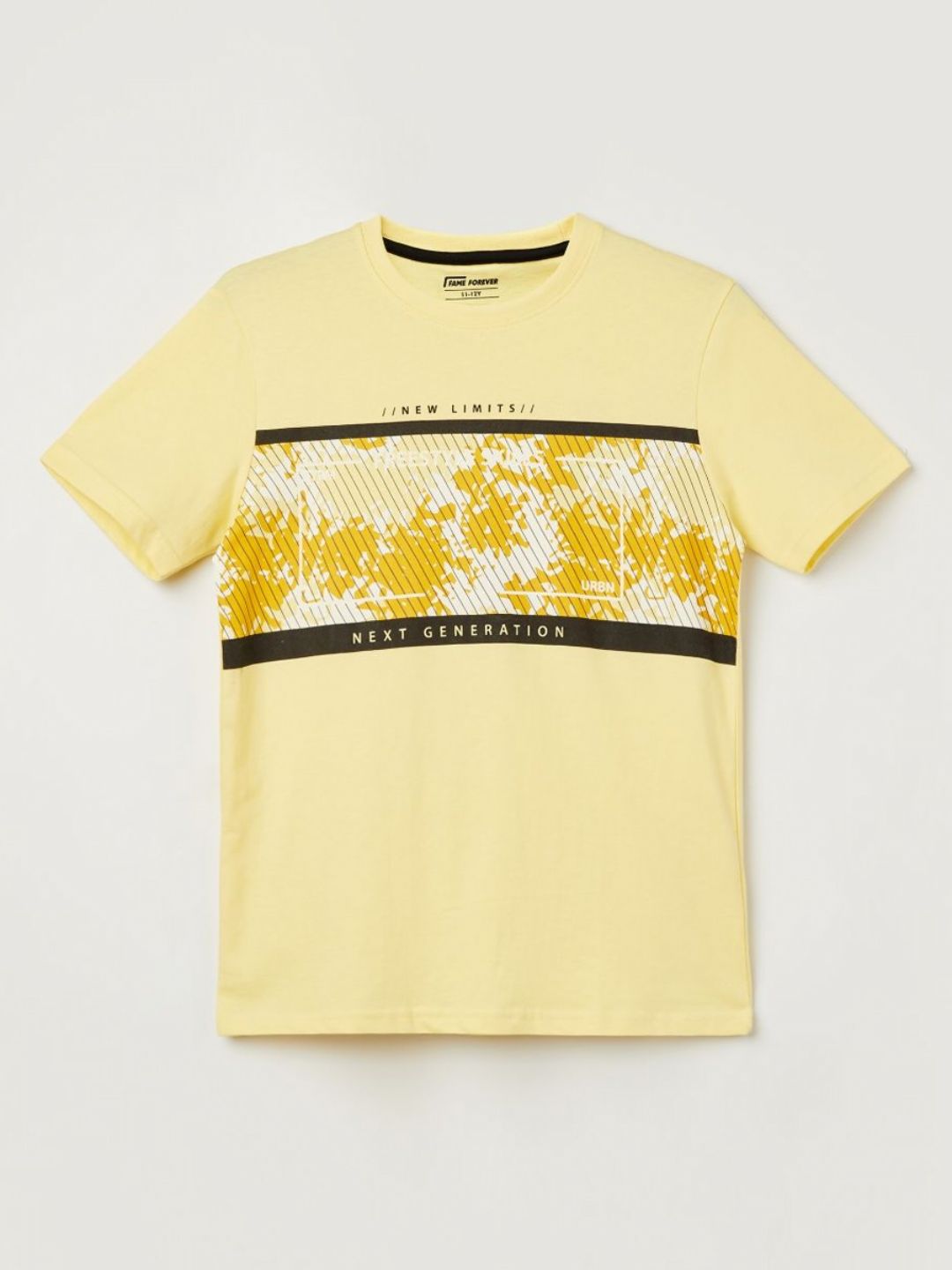 Fame Forever by Lifestyle Boys Abstract Printed Round Neck Cotton T-shirt-picture-43