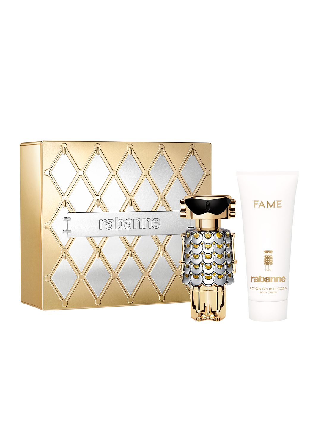 Paco Rabanne Set of 2 Women Fame EDP 80ml with Body Lotion 100ml-picture-27