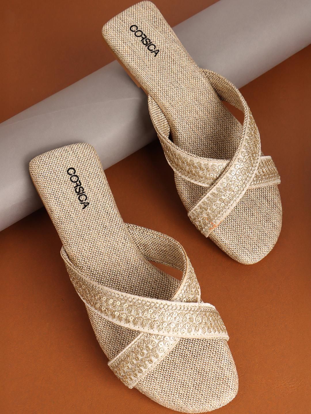 CORSICA Women Embellished Open Toe Flats-picture-15