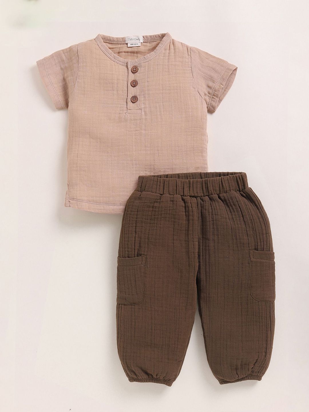 COT & CANDY Kids Organic Cotton Top With Trousers-picture-12