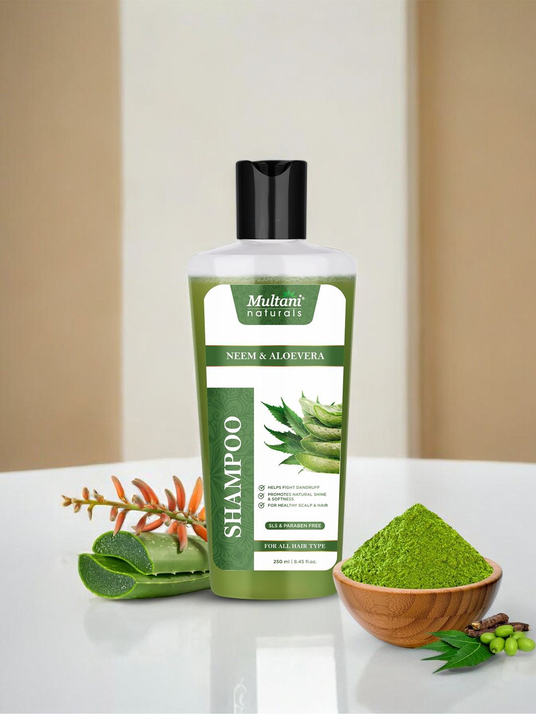 Multani Neem & Aloevera Shampoo - 250 ml-image-43