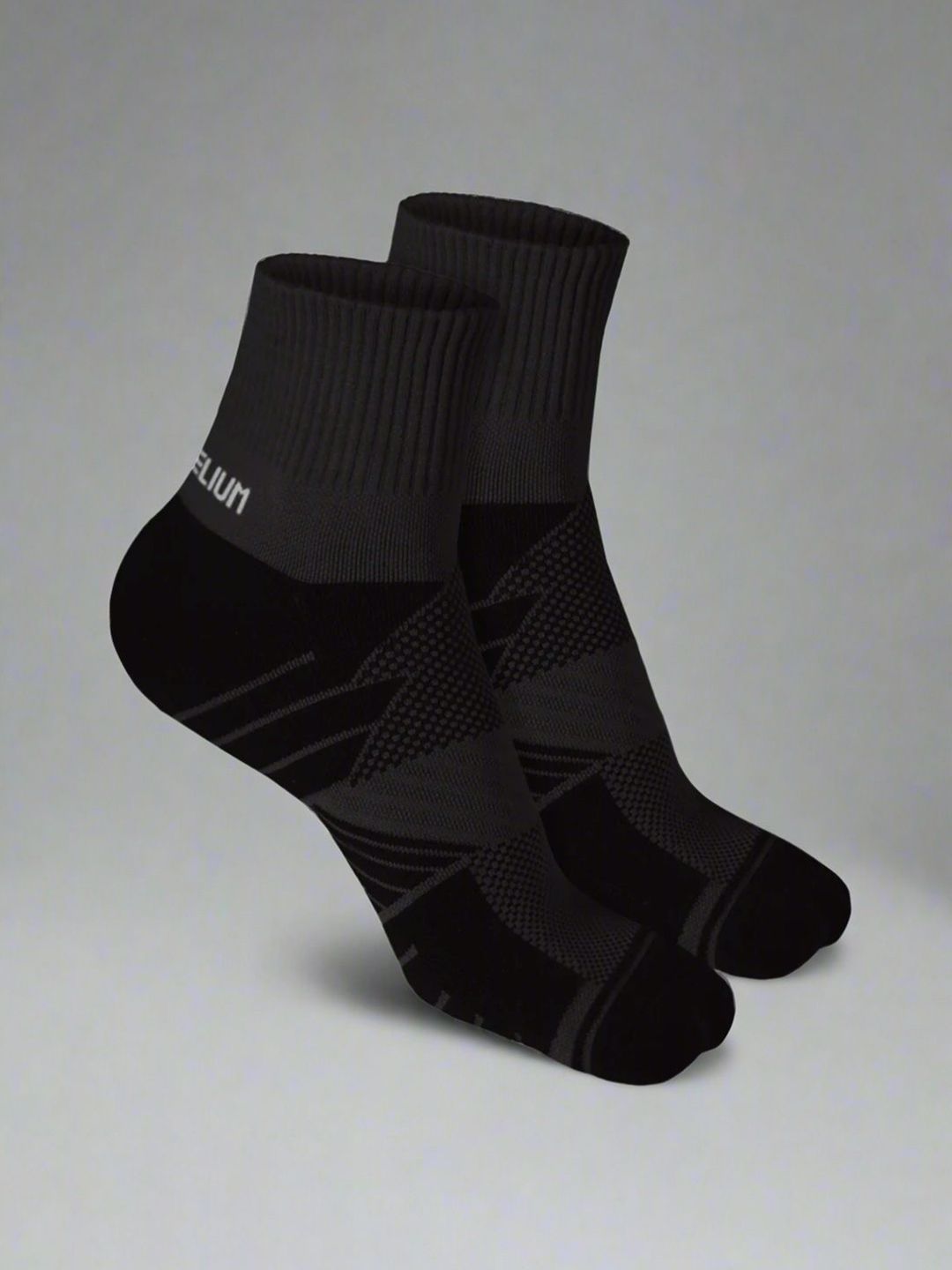 Heelium Unisex Pack Of 2 Striped Above Ankle Length 3X Tougher & Durable Athletic Socks-picture-11
