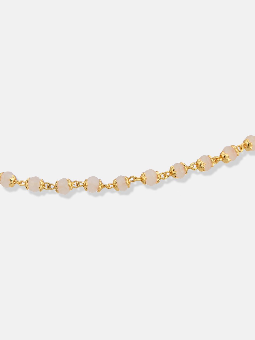 ATIBELLE Set Of 2 Gold-Plated Crystal Studded Anklet
