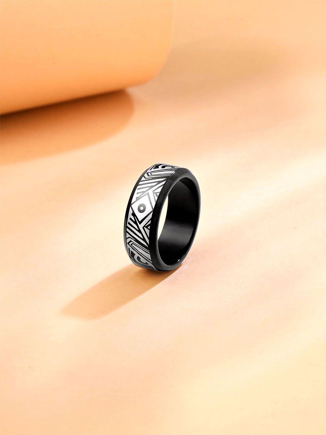 Yellow Chimes Stainless Steel Finger Ring-picture-31