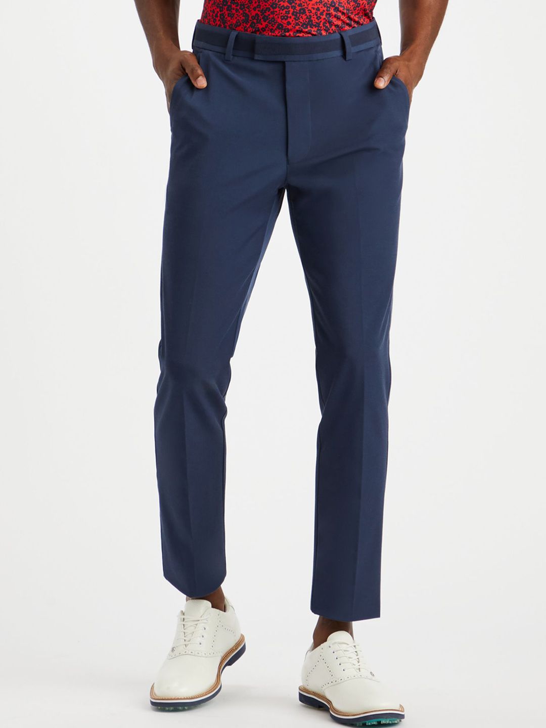 Gfore Men Regular Fit Mid-Rise Cotton Trousers-picture-34