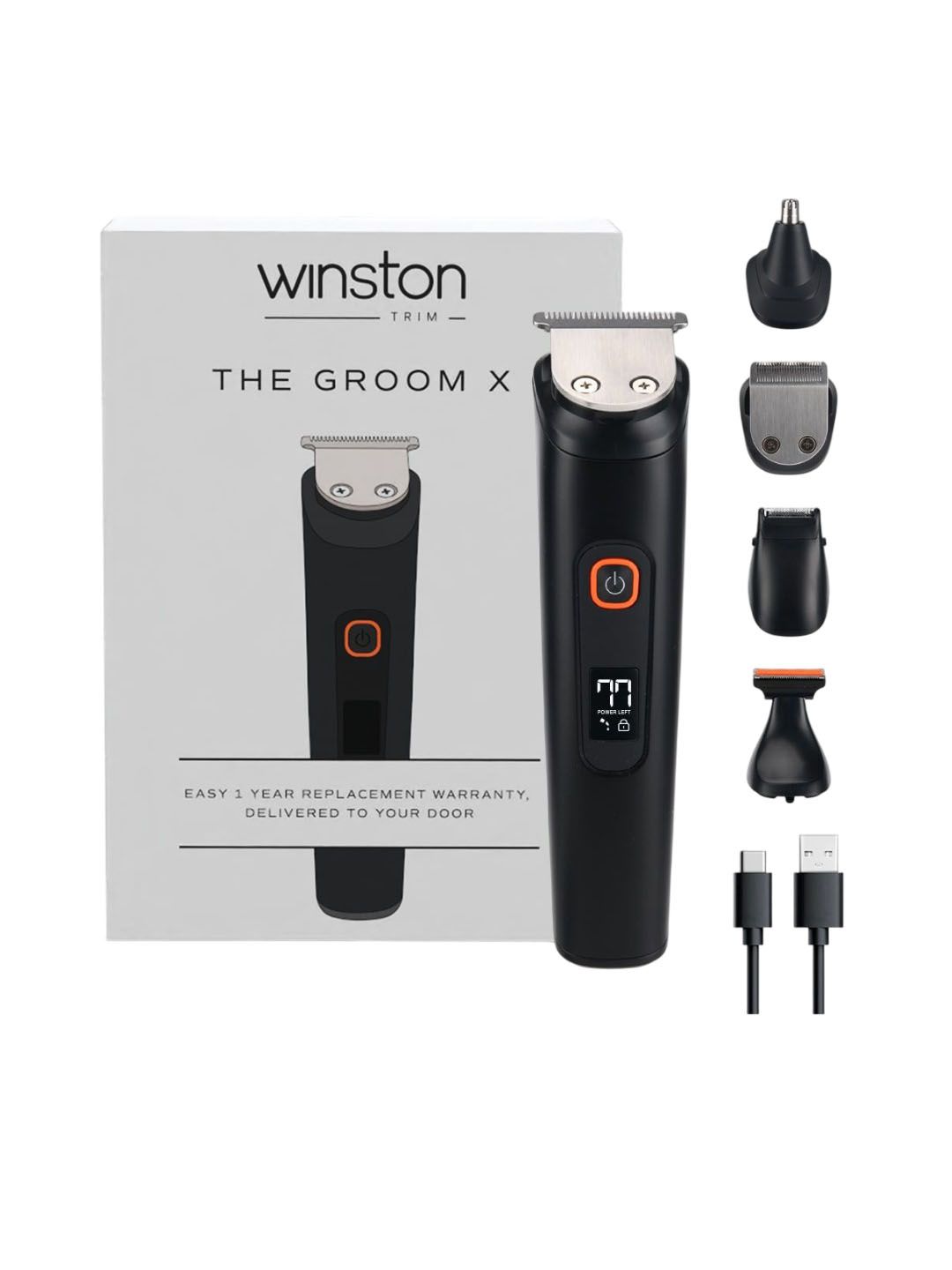 WINSTON WFBT-103 Groom X 5-In-1 Grooming Trimmer- Grey-image-34
