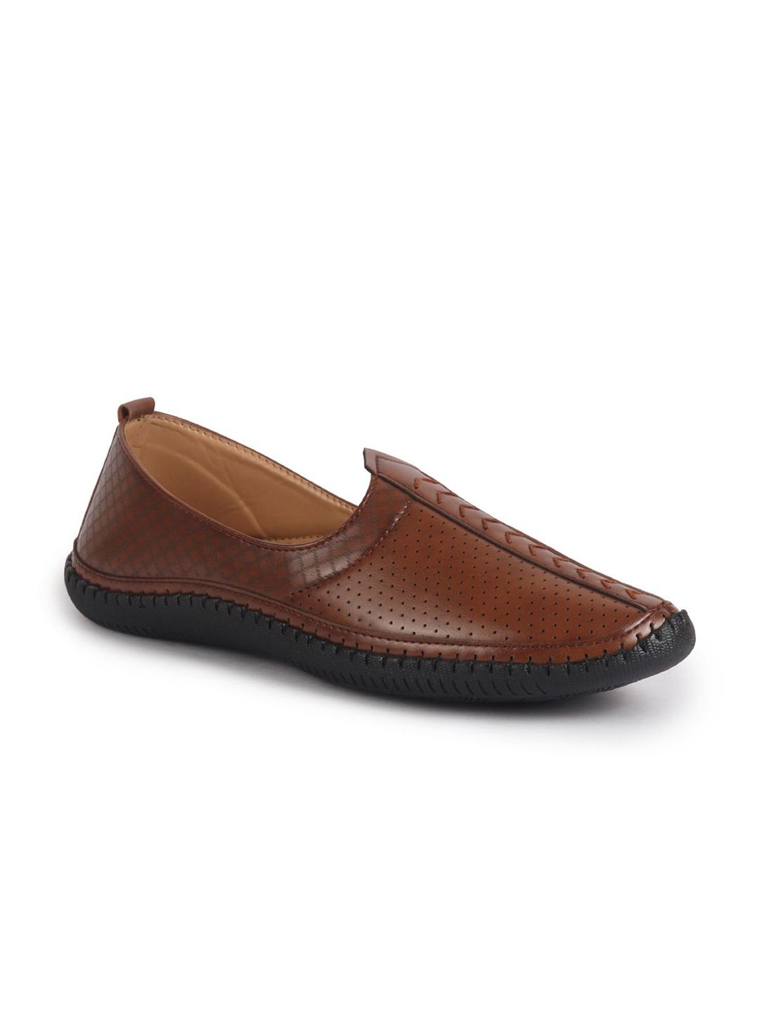 FAUSTO Men Perforations Ethnic Mojaris-picture-38