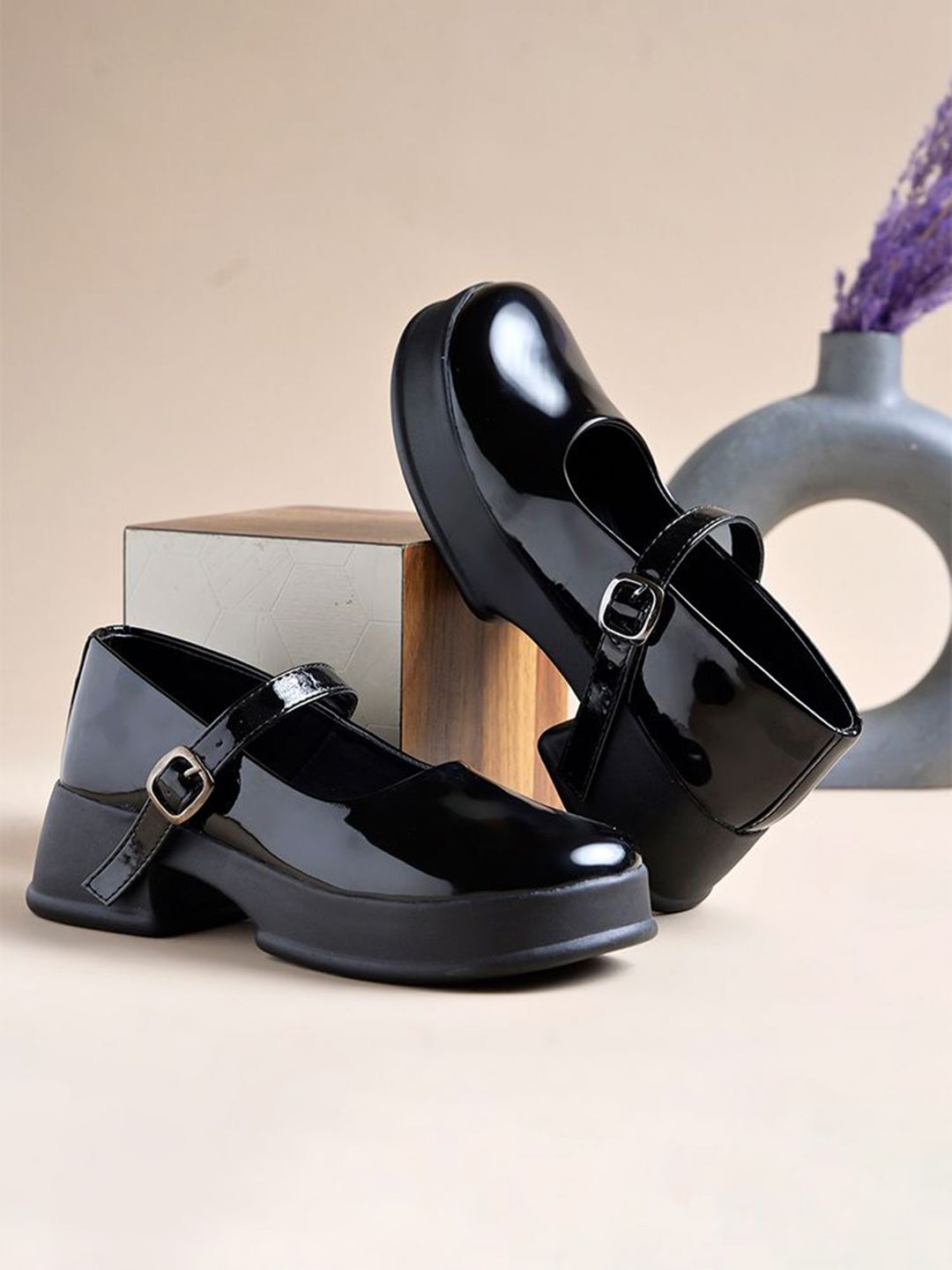 Froh Feet Women Block Heels Mary Janes-picture-24