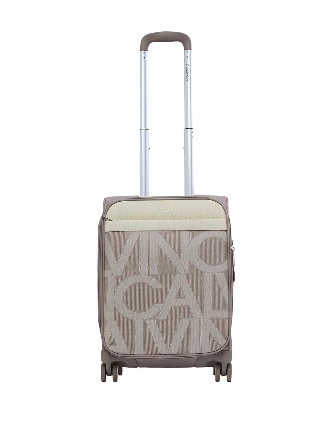 Calvin Klein Gabriana Printed Soft-Sided Cabin Trolley Suitcase-picture-20