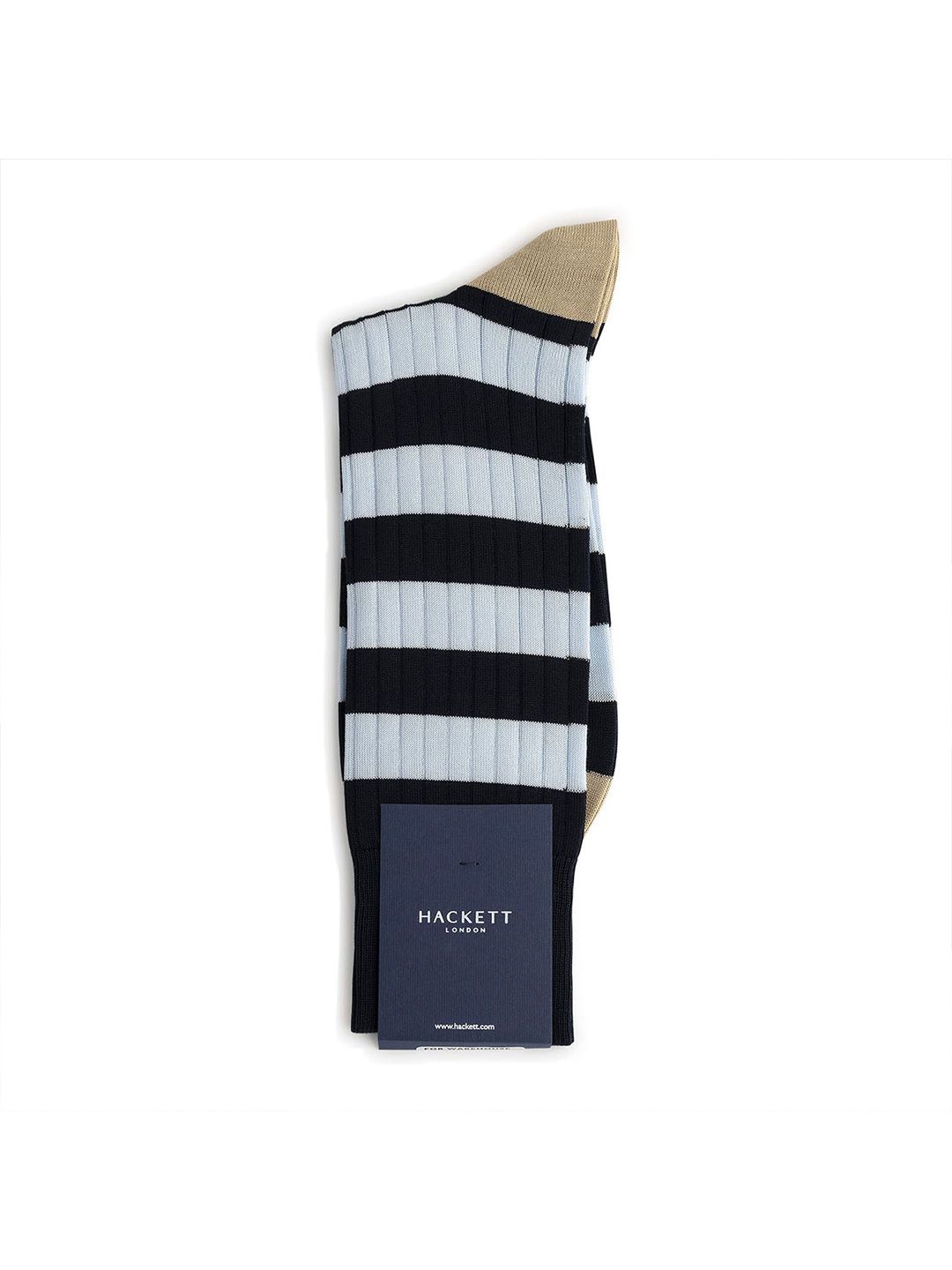 HACKETT LONDON Men Striped Calf-Length Socks-picture-58