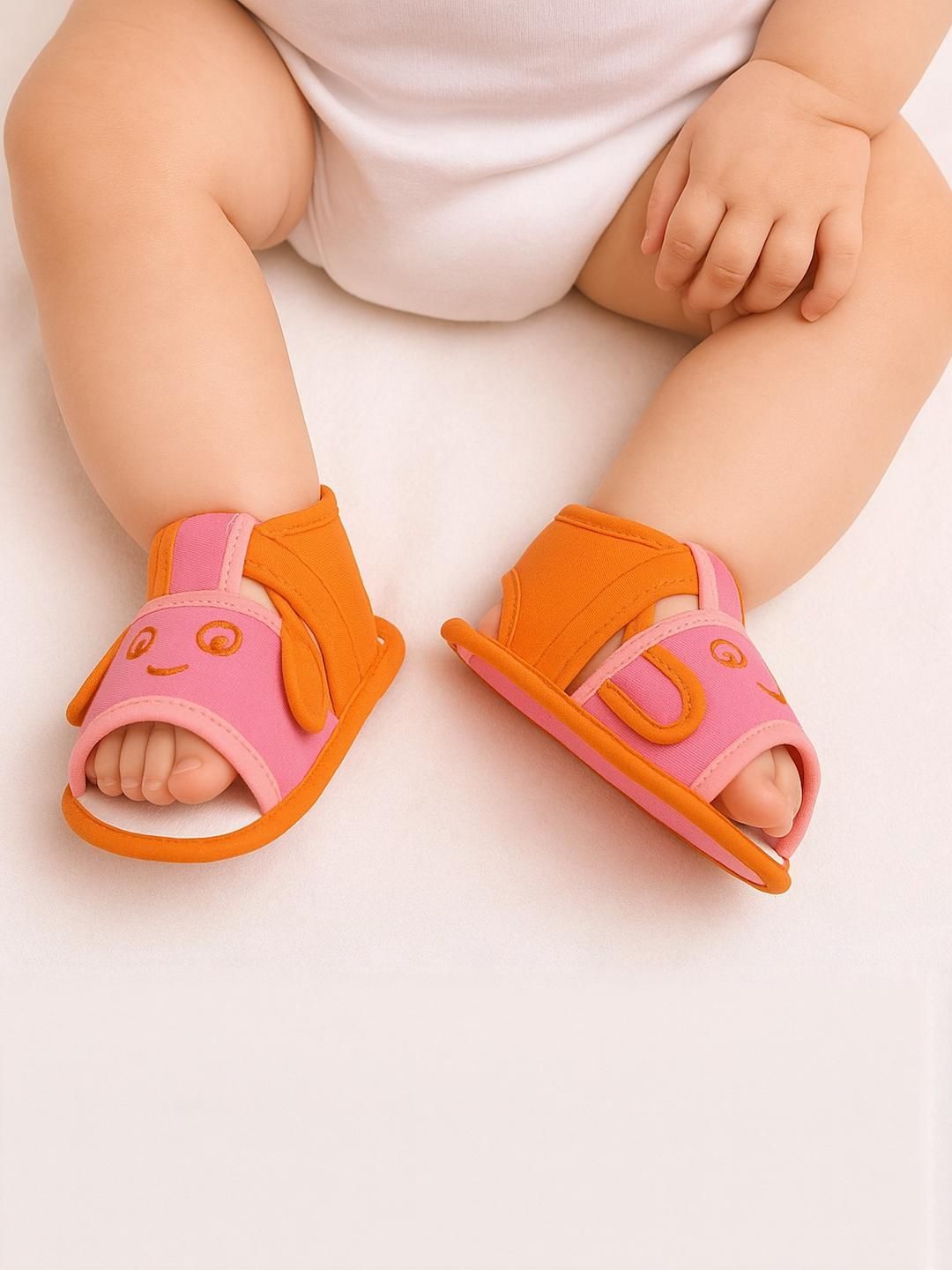 ONFEET Kids-Unisex Pink Cotton Booties-picture-10