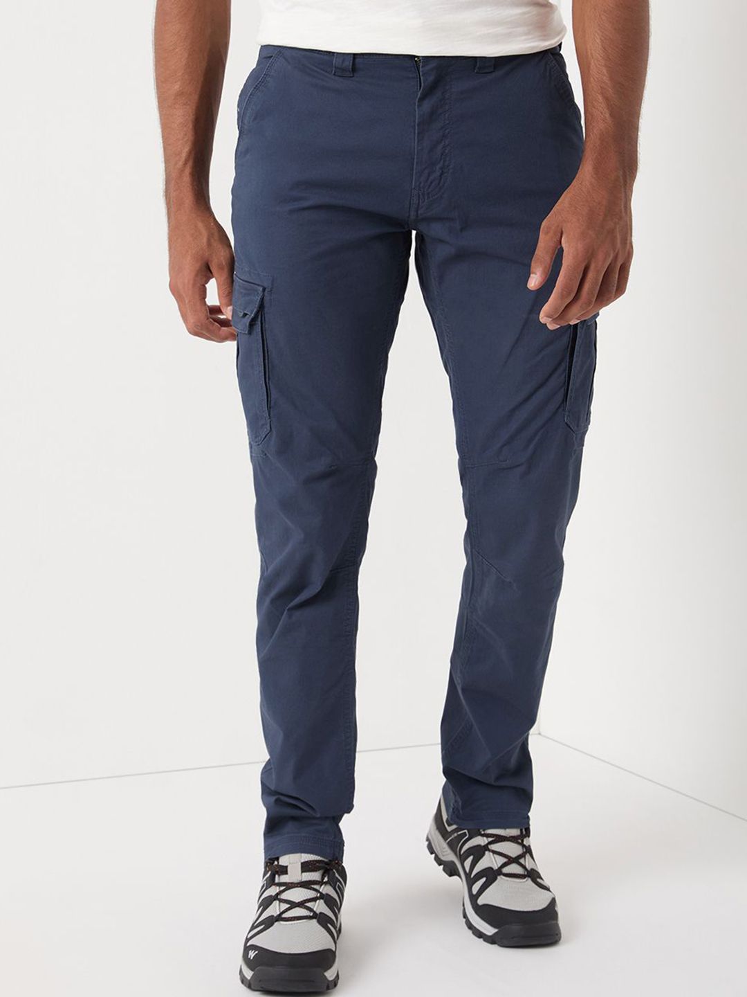 Wildcraft Men Smart Relaxed Fit Mid-Rise Cotton Resistant Cargos Trousers-picture-16