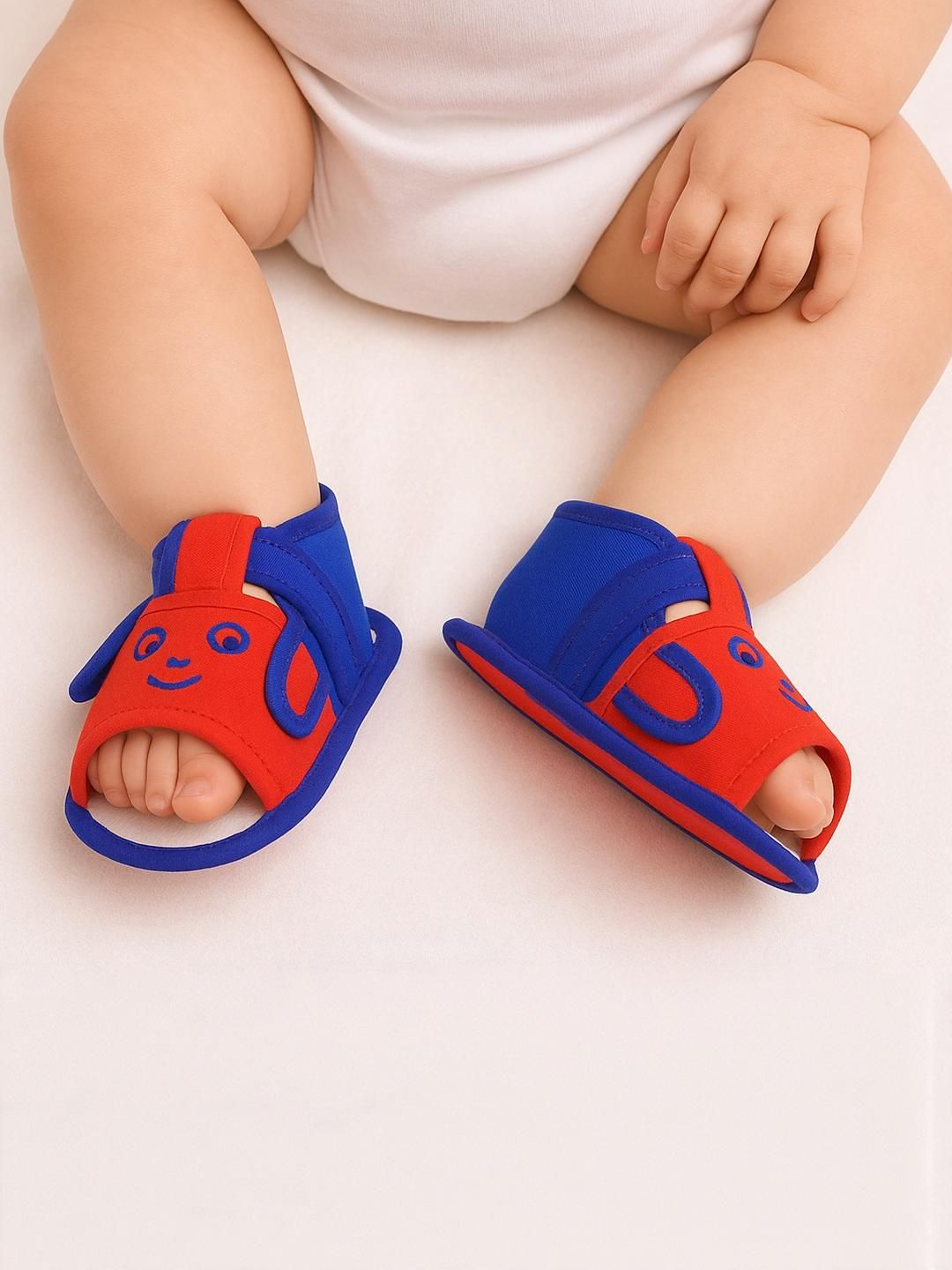 ONFEET Kids-Unisex Red Cotton Booties-picture-27