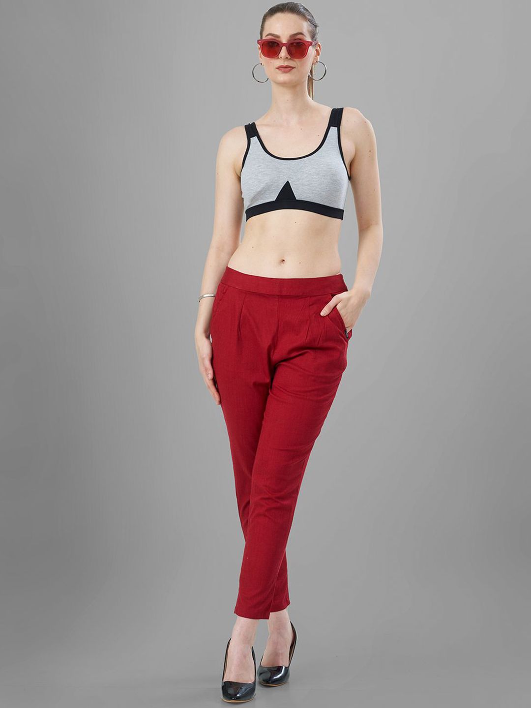 TITTLI Women Relaxed Straight Fit Trousers-picture-28