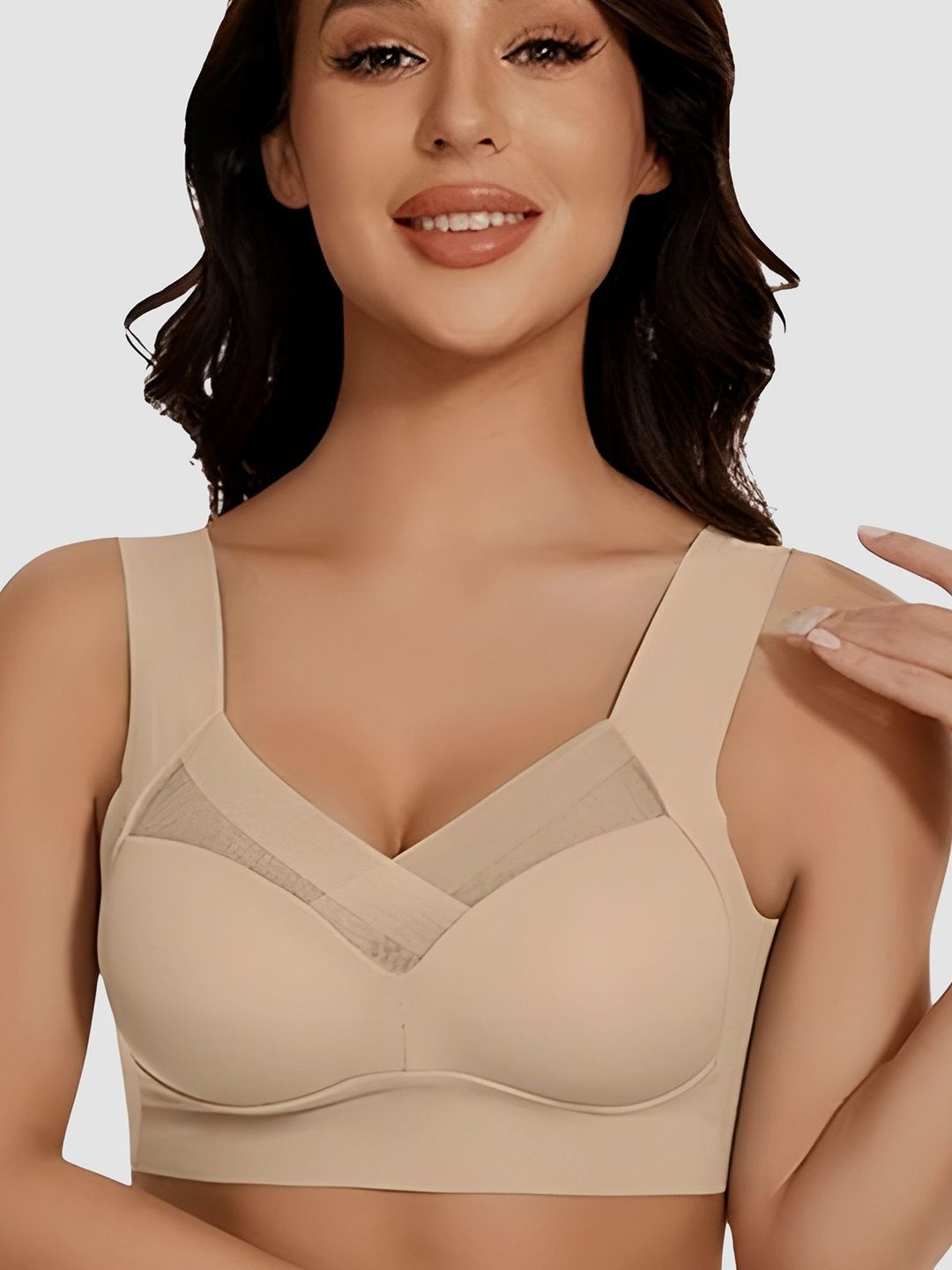 WAVE FASHION Full Coverage Lightly Padded Workout Bra