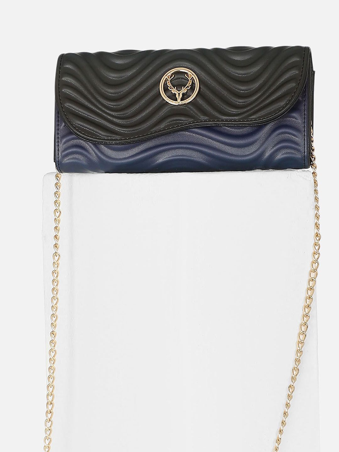 Allen Solly Woman Textured Structured Sling Bag with Quilted-picture-10