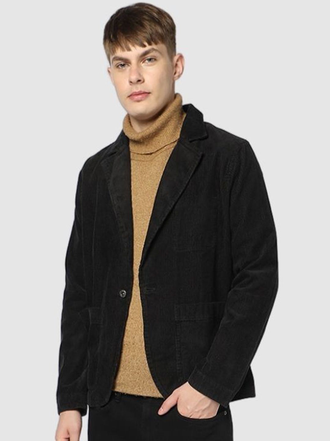 GAP Ribbed Notched Lapel Blazer-picture-10