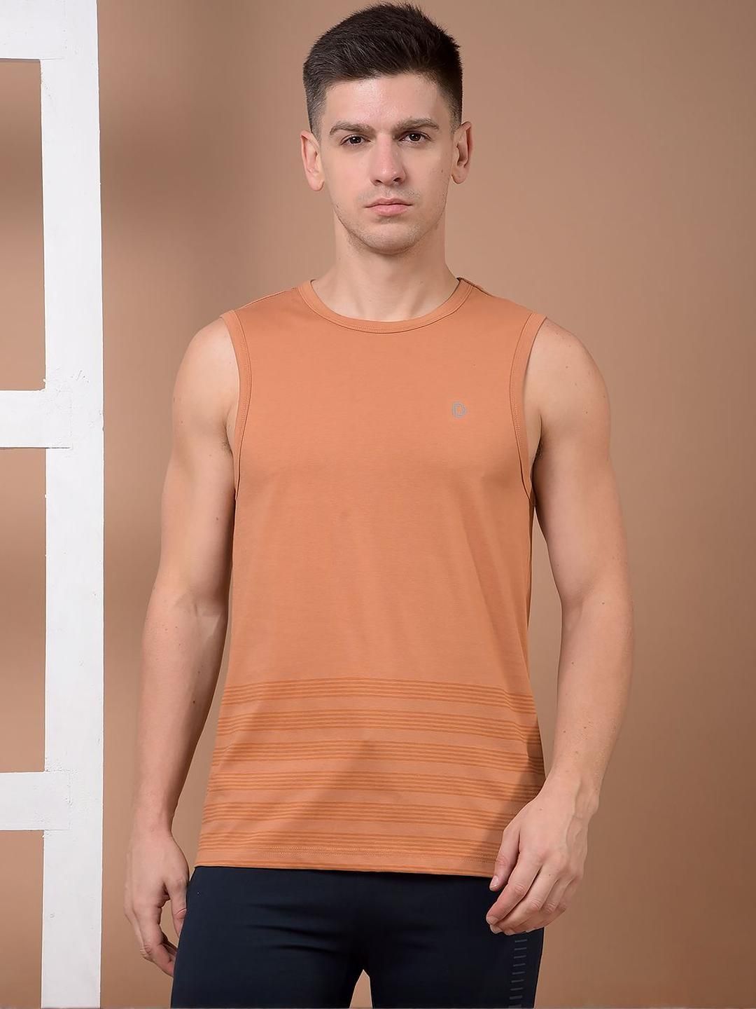 Dollar Cotton Round Neck Tank Vests AMTT-106-PO1-BRN-picture-24