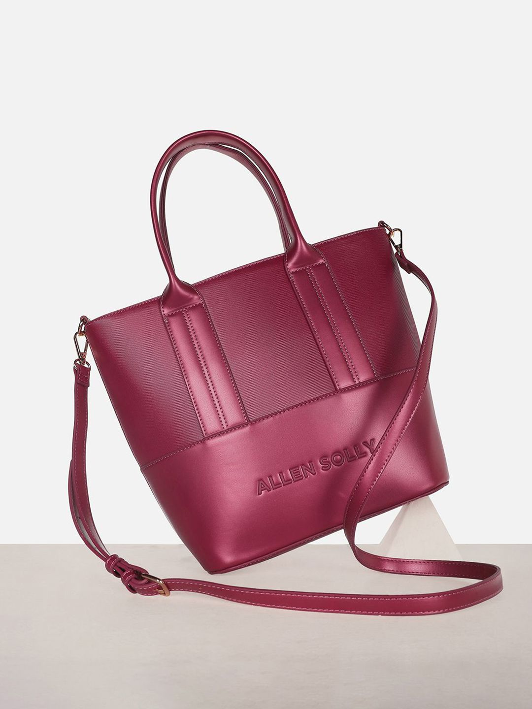 Allen Solly Woman PU Structured Handheld Bag with Bow Detail-picture-19