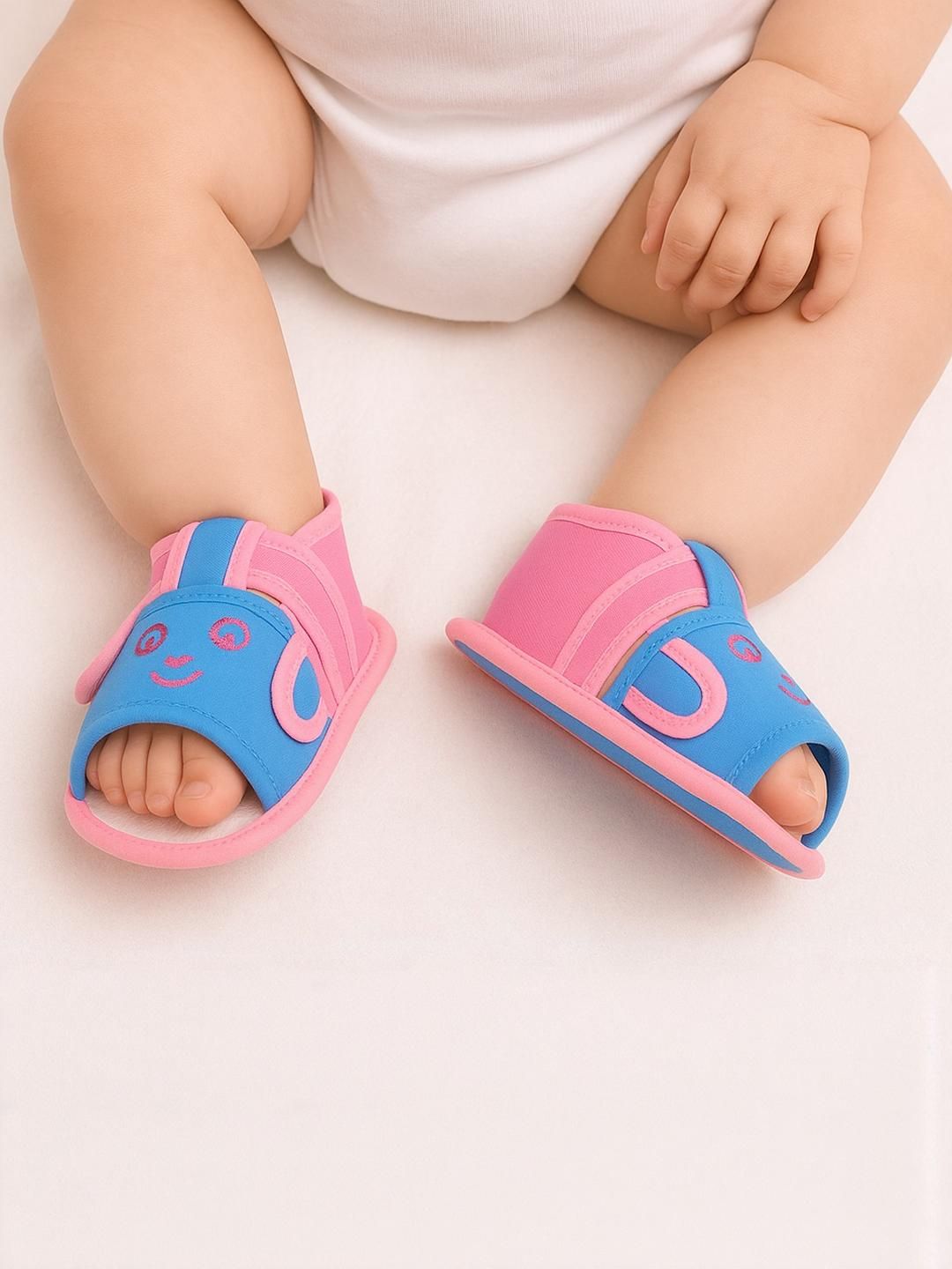 ONFEET Kids-Unisex Blue Cotton Booties-picture-29